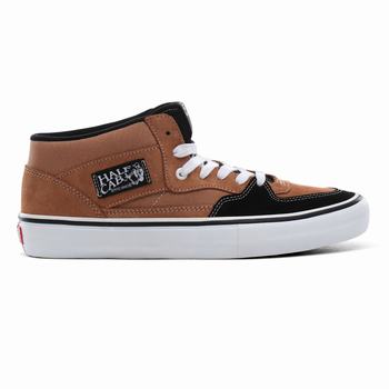 Damske Tenisky Vans Half Cab Pro Hnede/Čierne VA72FQJCP